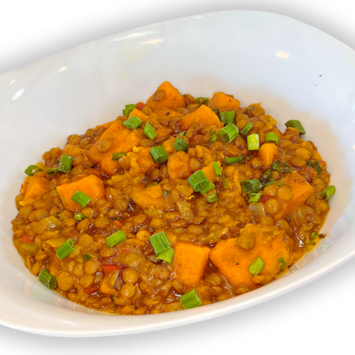Curried Sweet Potato & Lentil Stew    
