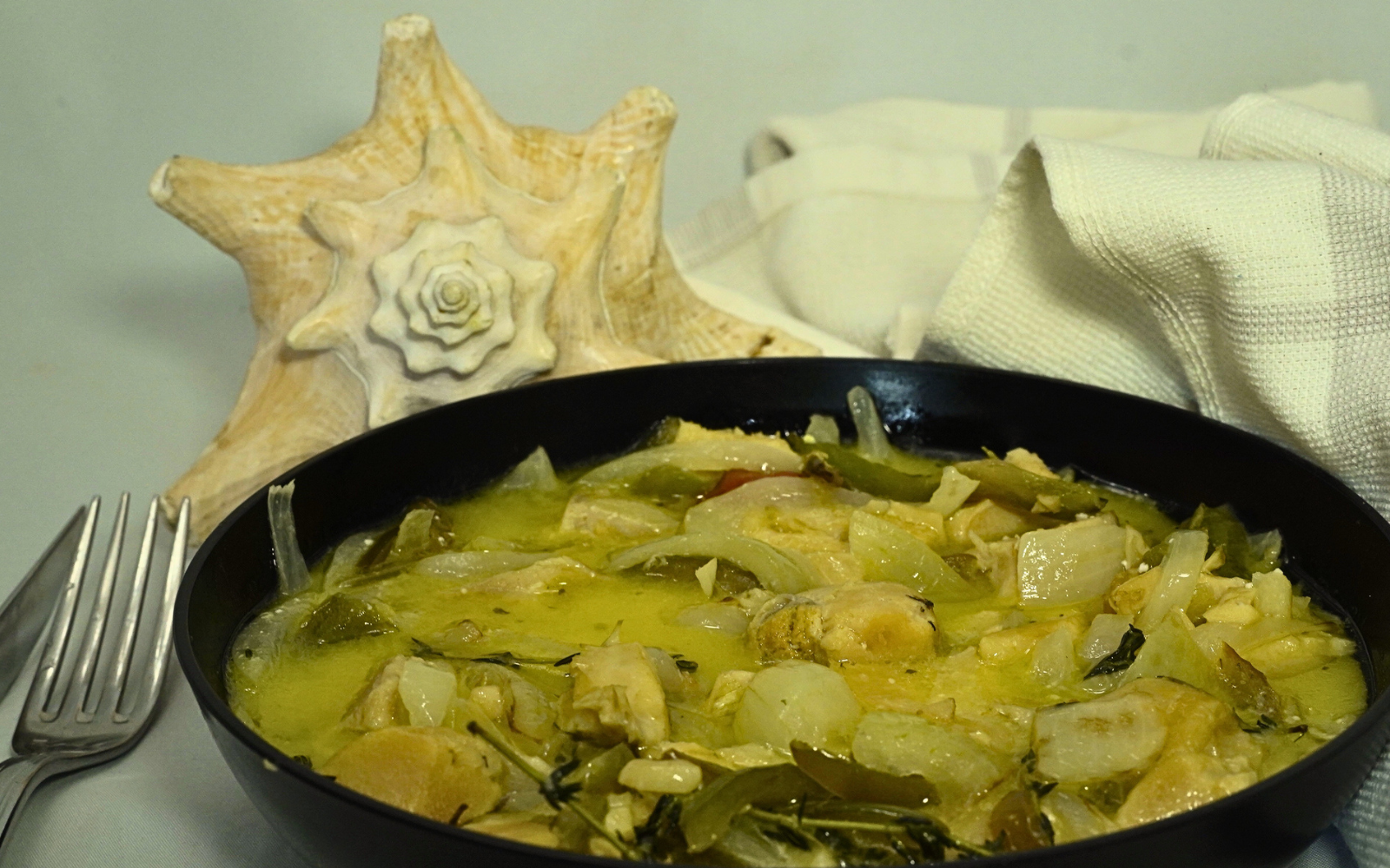 Virgin Islands Conch in Butter Sauce